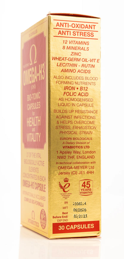 Vitabiotics Omega-H3 30 Capsules