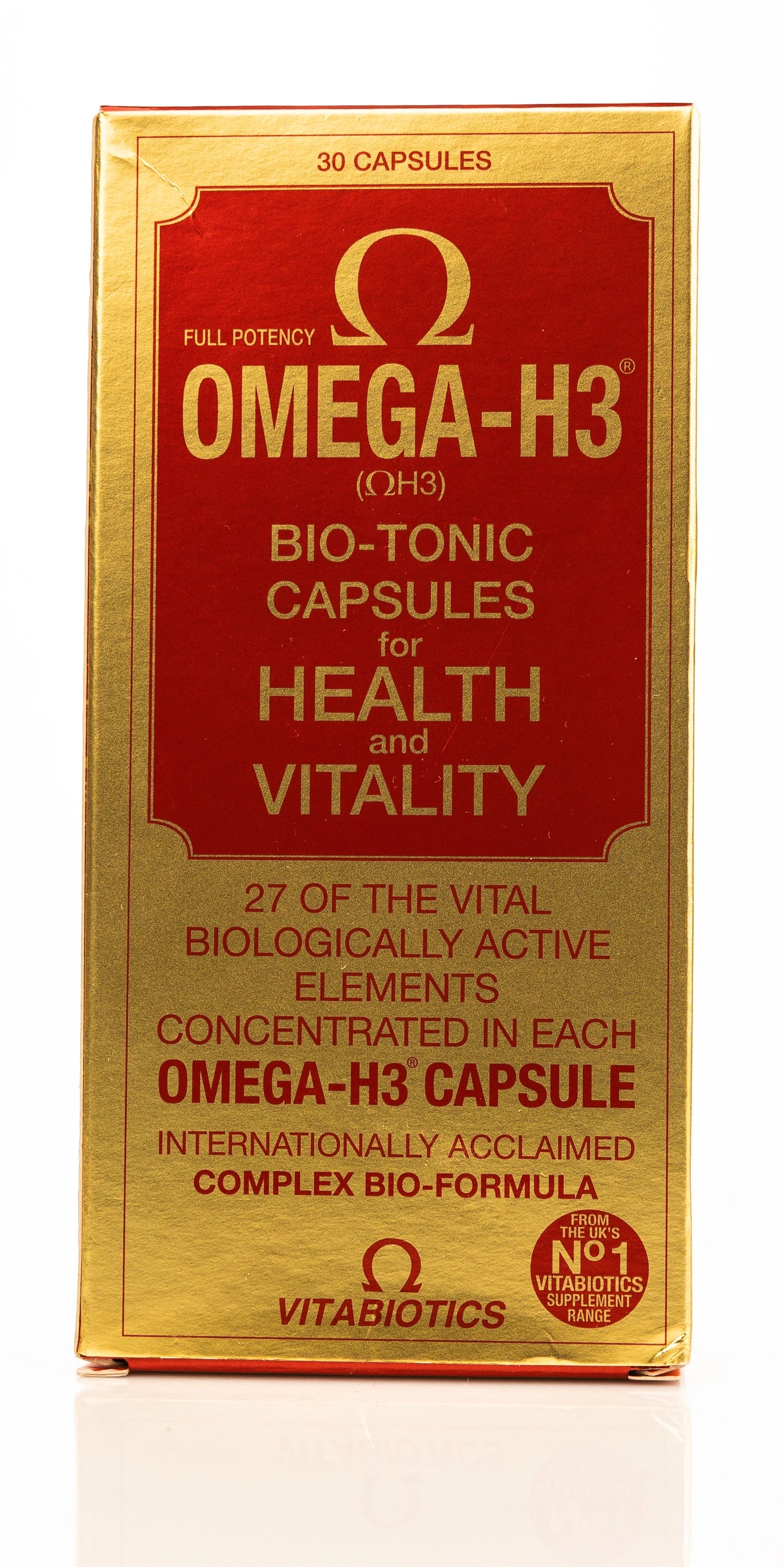 Vitabiotics Omega-H3 30 Capsules