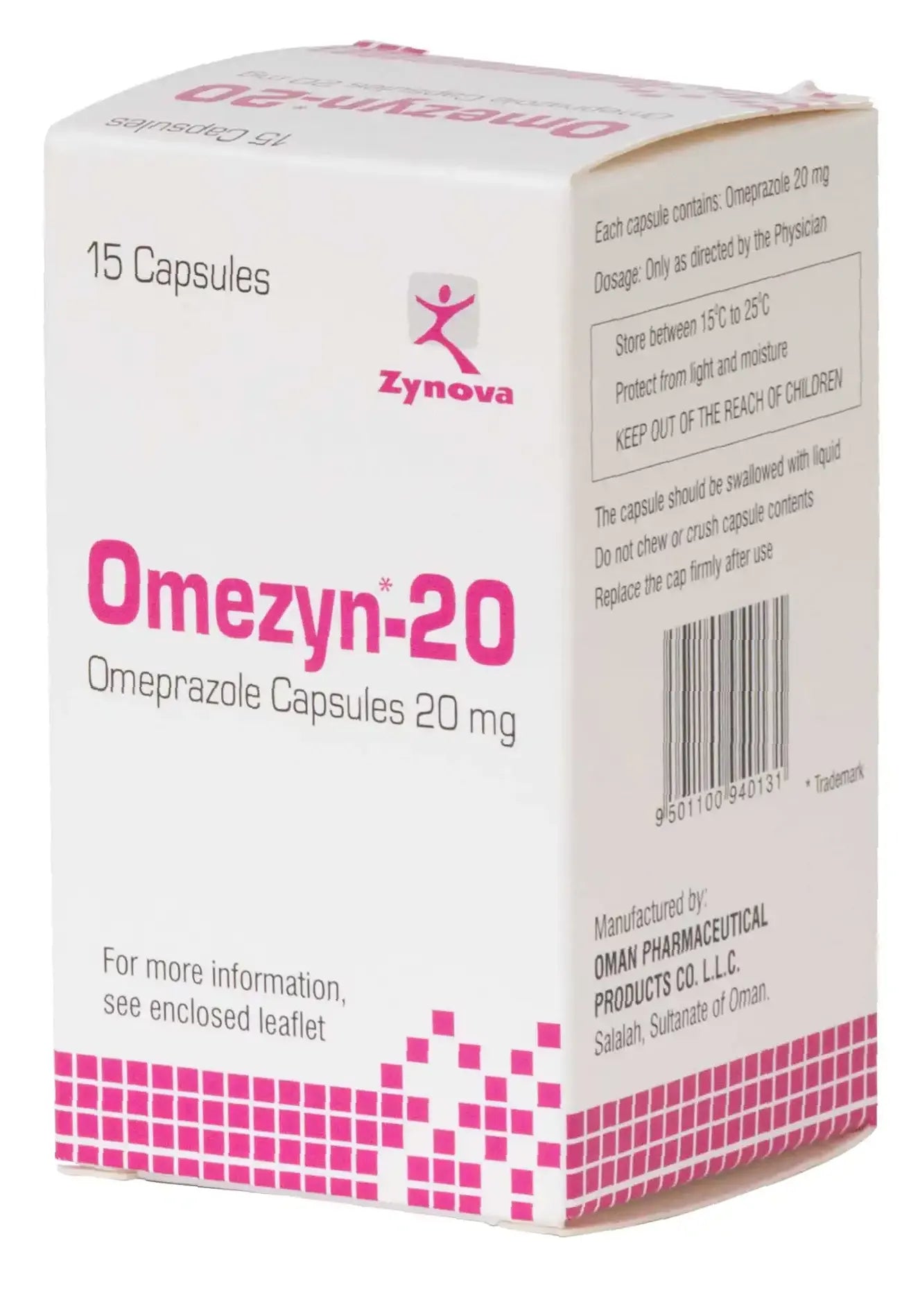 Omezyn 20Mg 15 Capsules