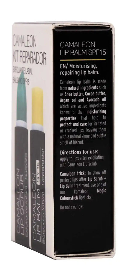 Camaleon Kit Reparador - Lip Scrub + Lip Balm SPF15