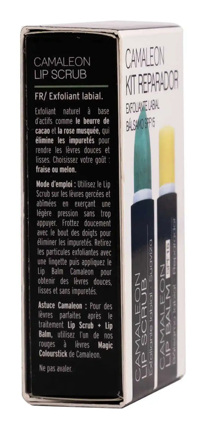 Camaleon Kit Reparador - Lip Scrub + Lip Balm SPF15
