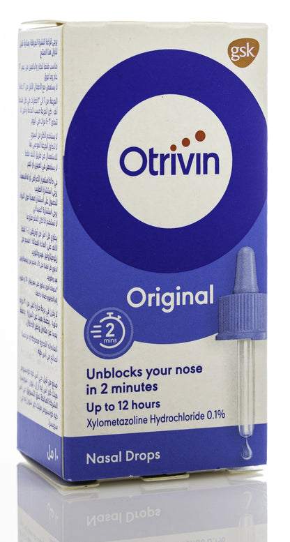Otrivin Adult 0.1% Drops 10Ml
