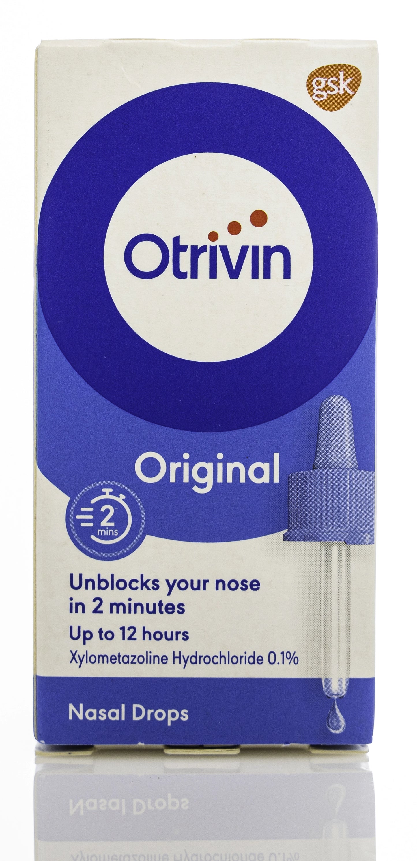 Otrivin Adult 0.1% Drops 10Ml