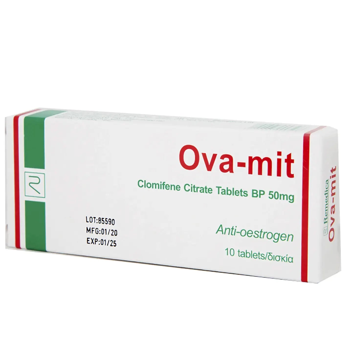 Ova-Mit 50Mg 10 Tablets