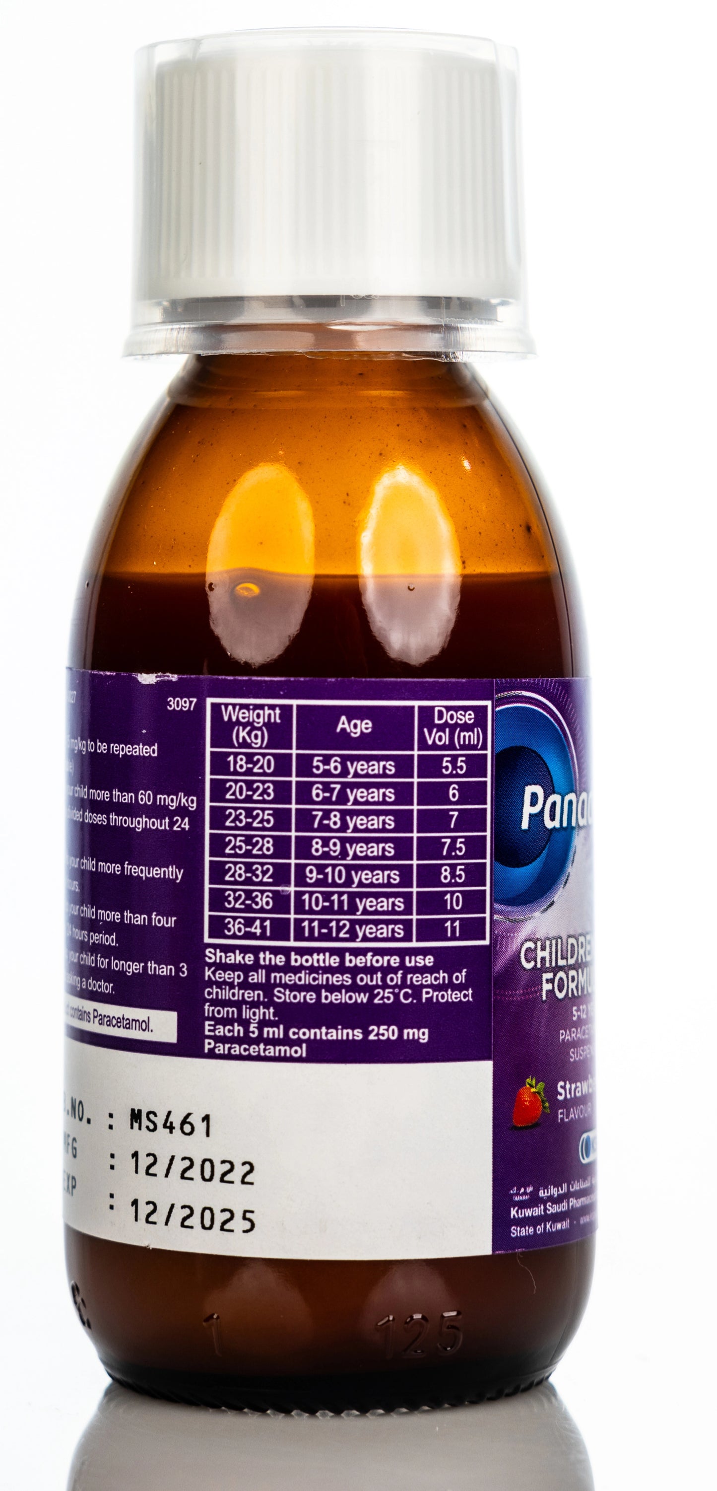 Panadrex Suspension 250Mg 100Ml