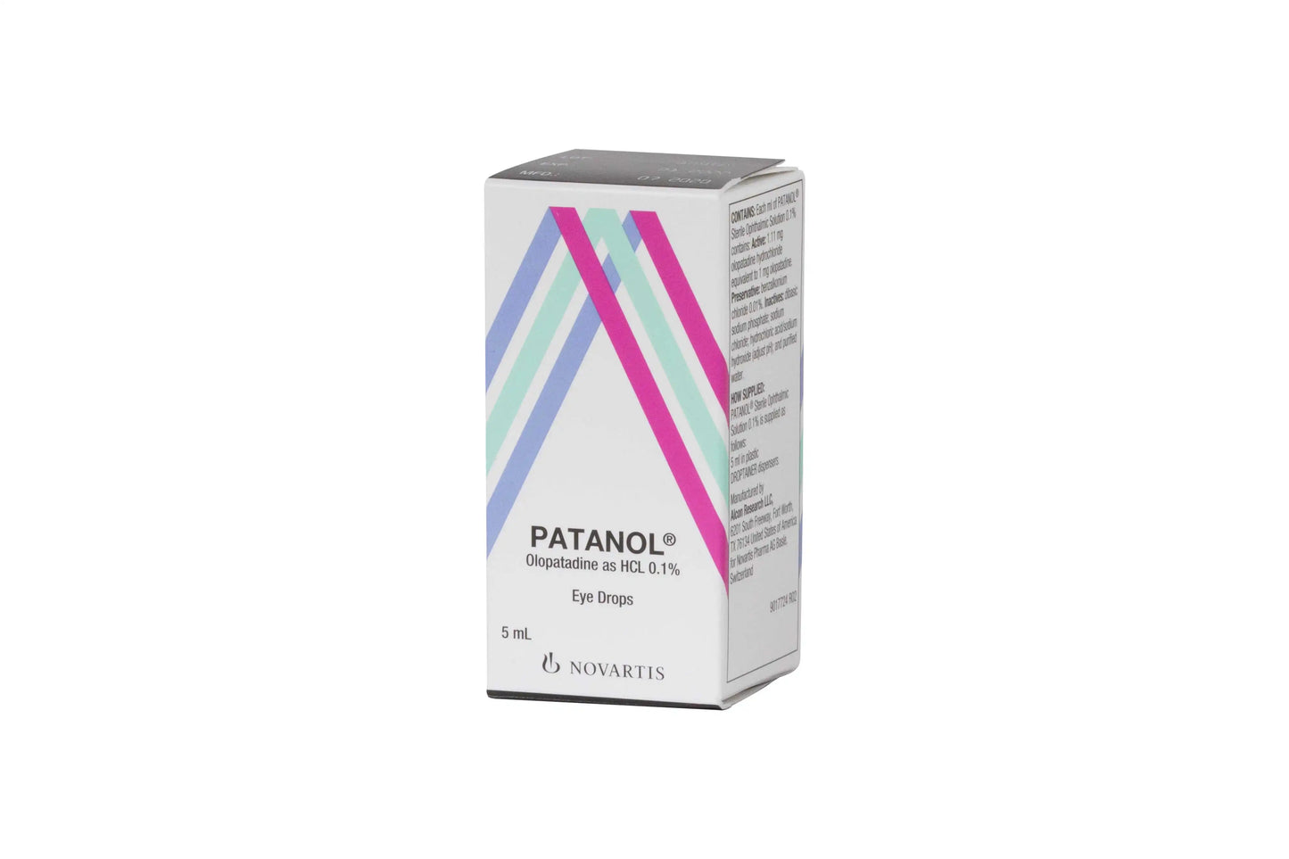 Patanol 0.1% Eye Drops 5Ml
