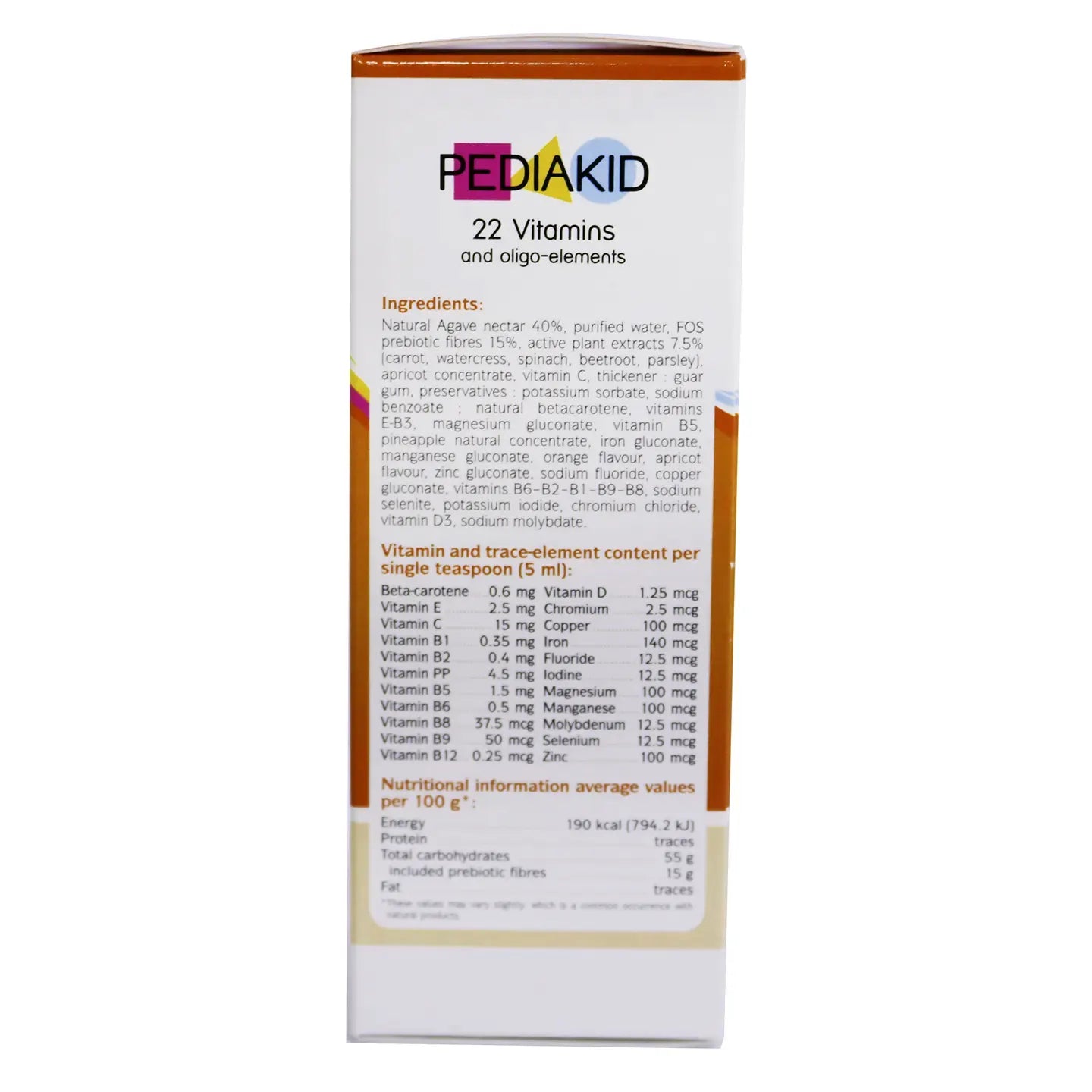 Pediakid 22 Vitamins & Oligo-Elements Syrup 125 ml