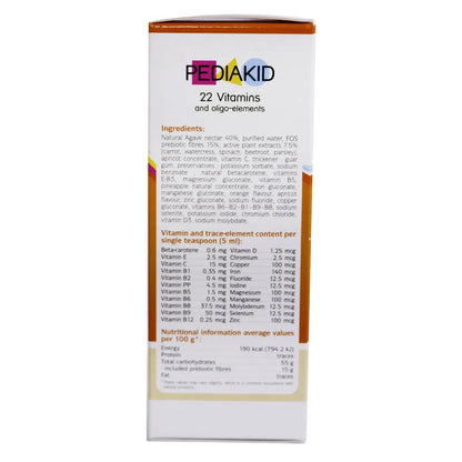 Pediakid 22 Vitamins & Oligo-Elements Syrup 125 ml