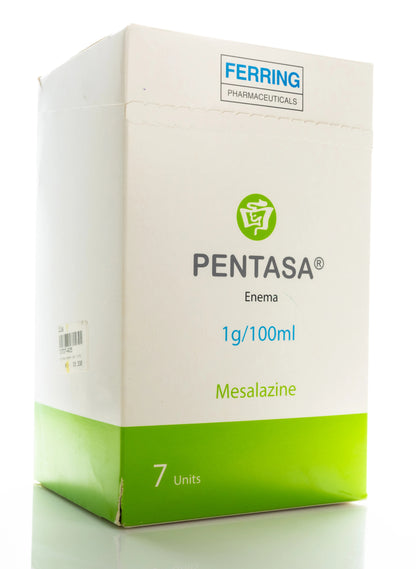 Pentasa Enema 1Gm 7  Pieces