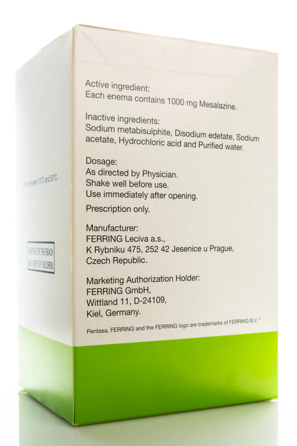 Pentasa Enema 1Gm 7  Pieces