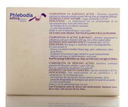 Phlebodia 600Mg 30 Tablets