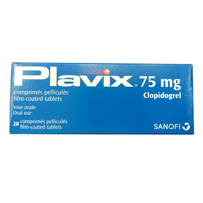 Plavix 75Mg 28 Tablets