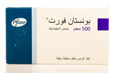 Ponstan Forte 500Mg 20 Tablets