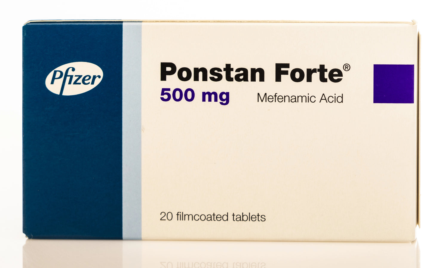 Ponstan Forte 500Mg 20 Tablets