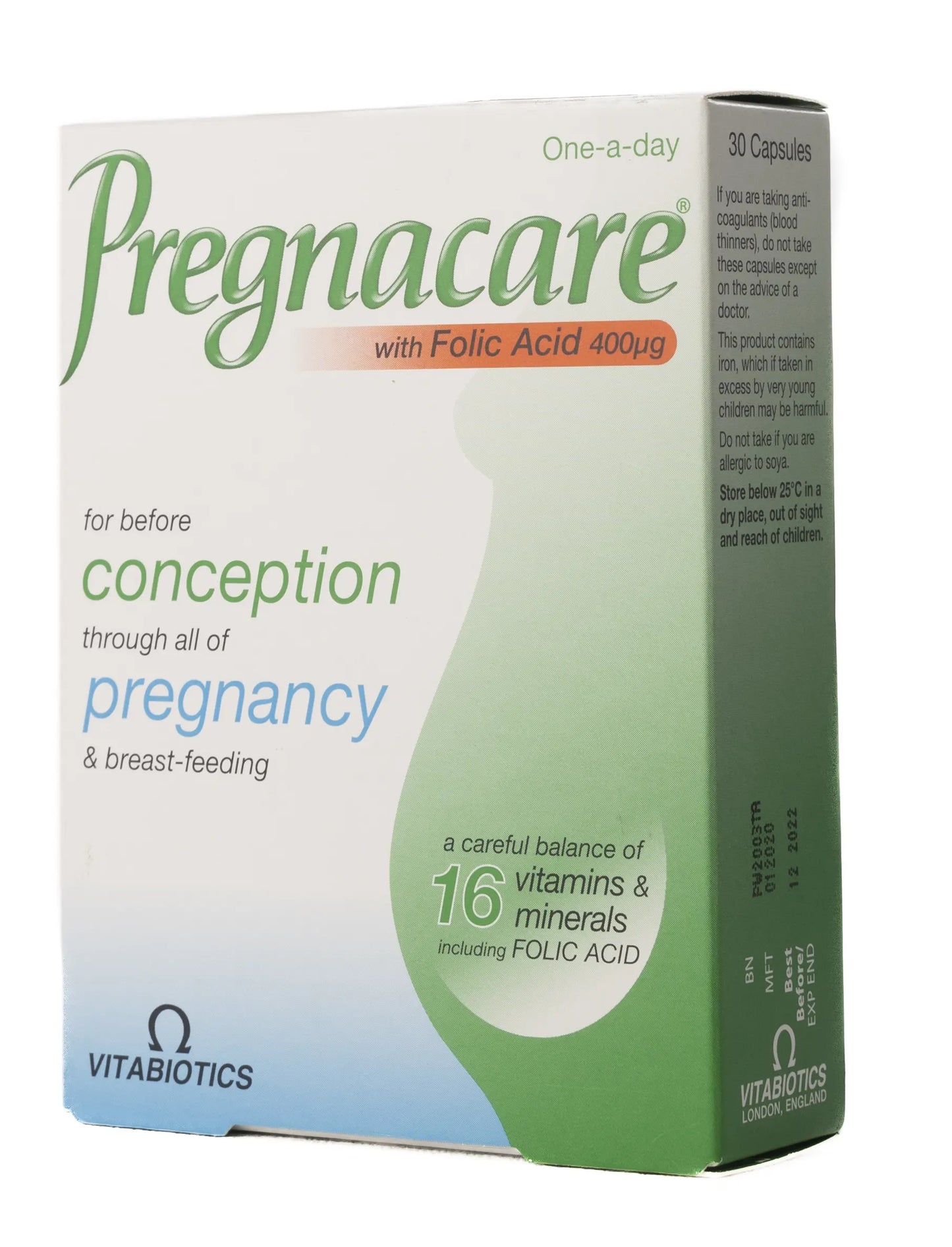 Vitabiotics Pregnacare 30 Capsules
