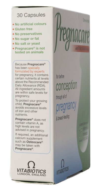 Vitabiotics Pregnacare 30 Capsules
