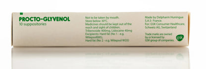 Procto Glyvenol 10 Suppository