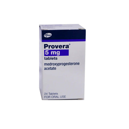 Provera 5Mg 24 Tablets