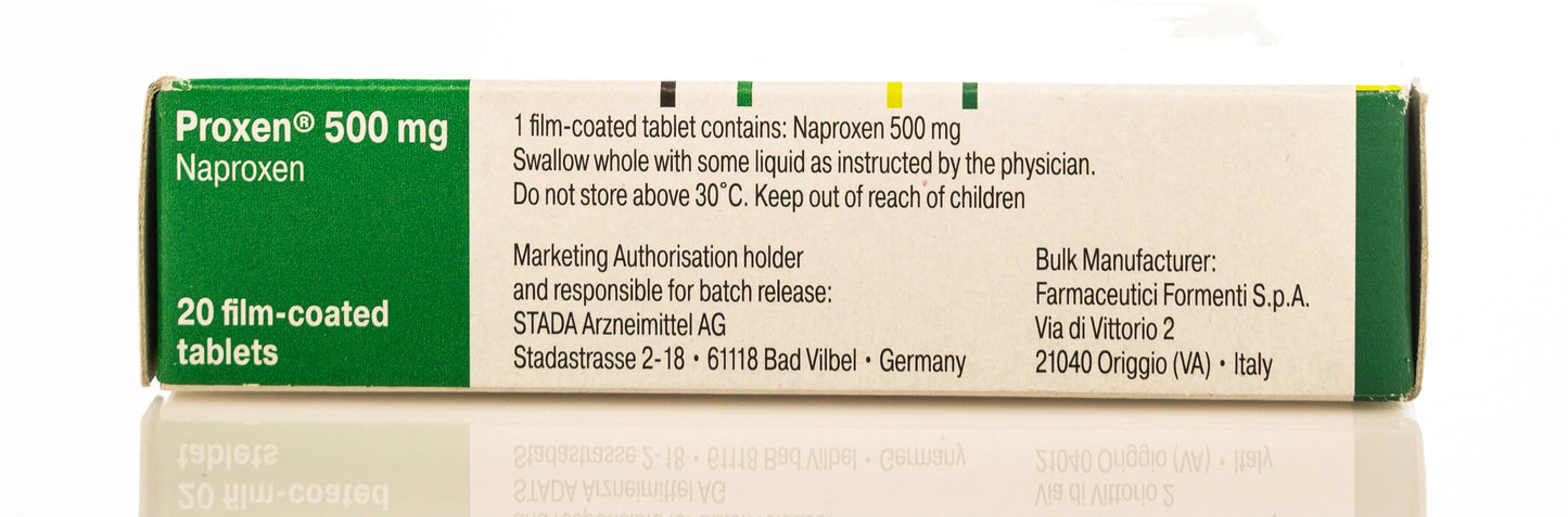 Proxen 500Mg 20 Tablets