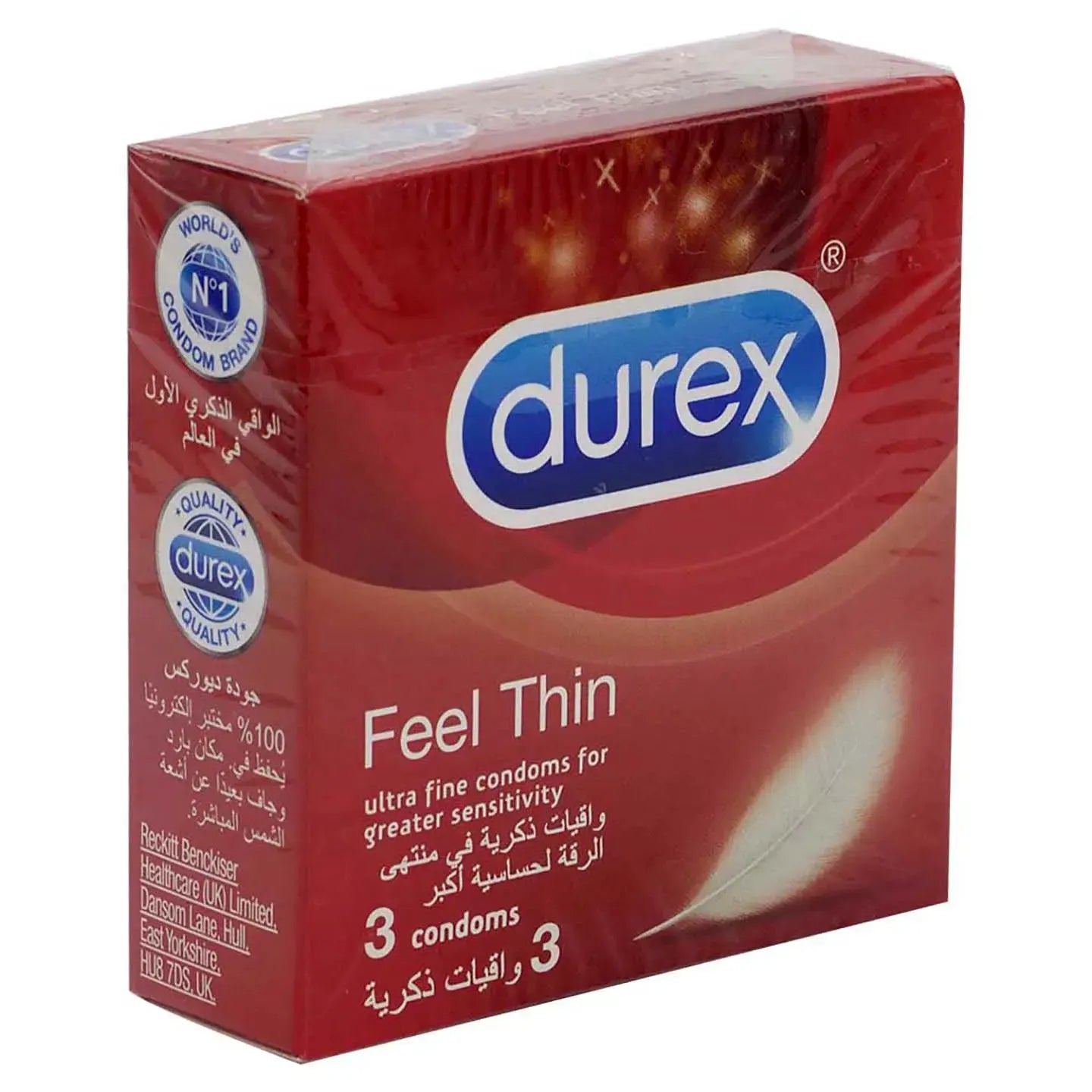 Durex Condom Feel Thin 3 Pieces