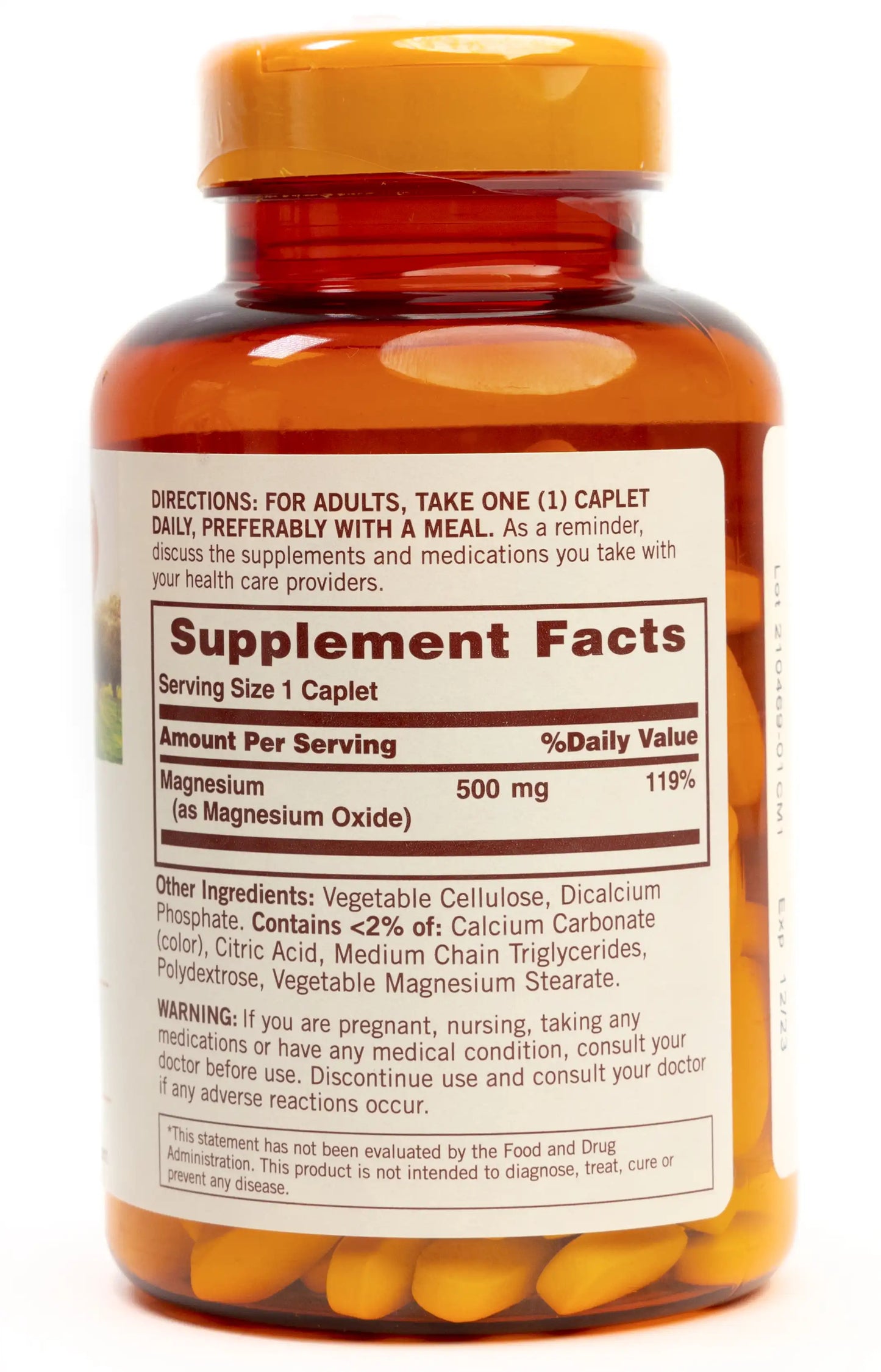 Sundown Magnesium 500mg 180 Caplets