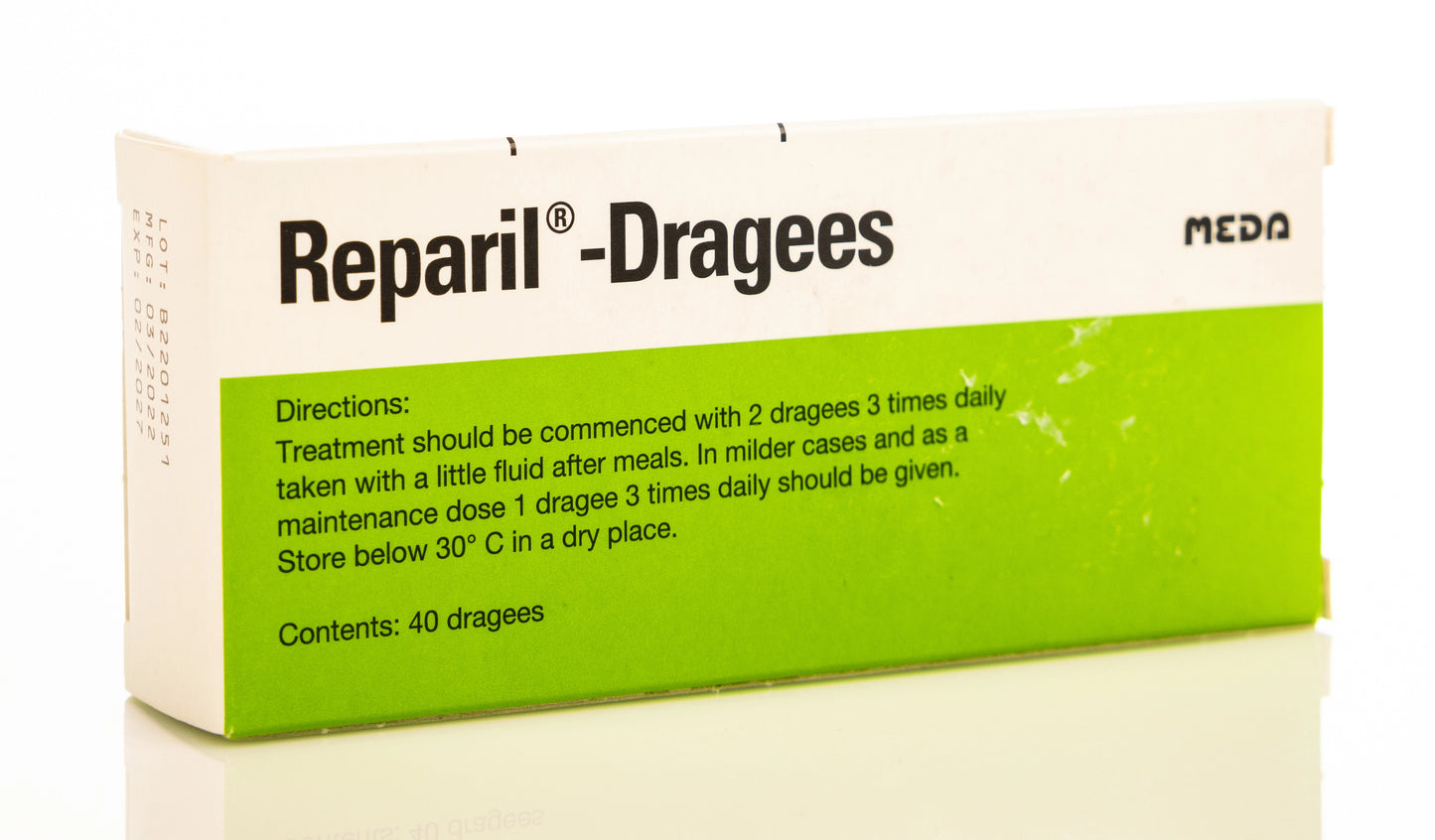Reparil Dragees 40 Tablets
