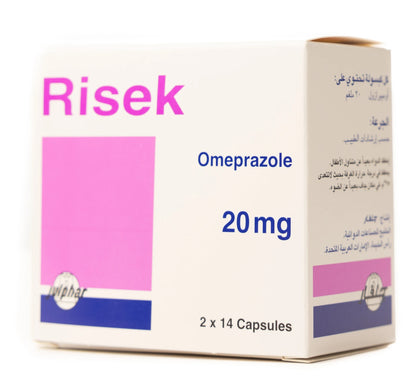 Risek 20Mg 28 Capsules
