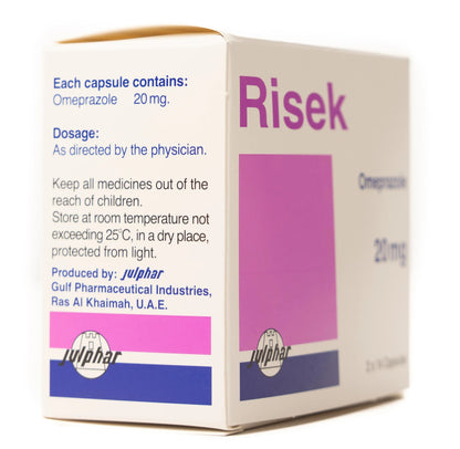 Risek 20Mg 28 Capsules