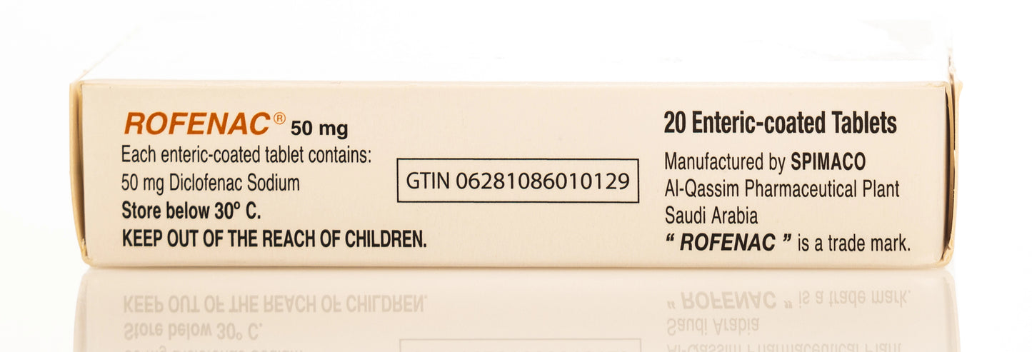 Rofenac 50Mg 20 Tablets