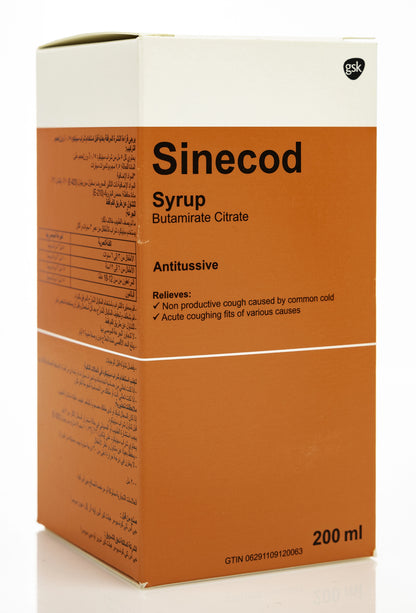Sinecod Syrup 200Ml
