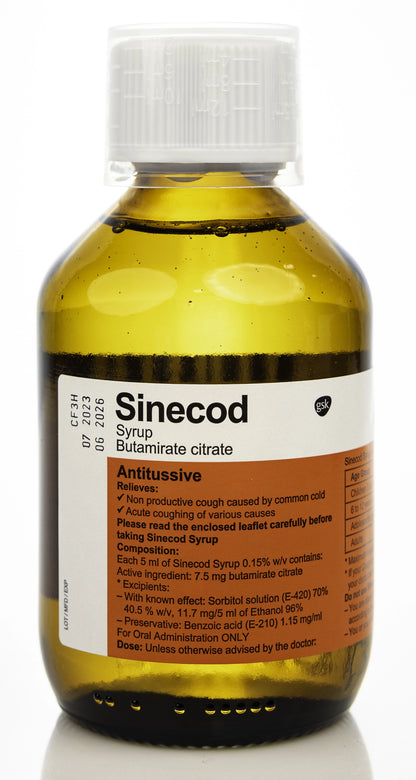 Sinecod Syrup 200Ml