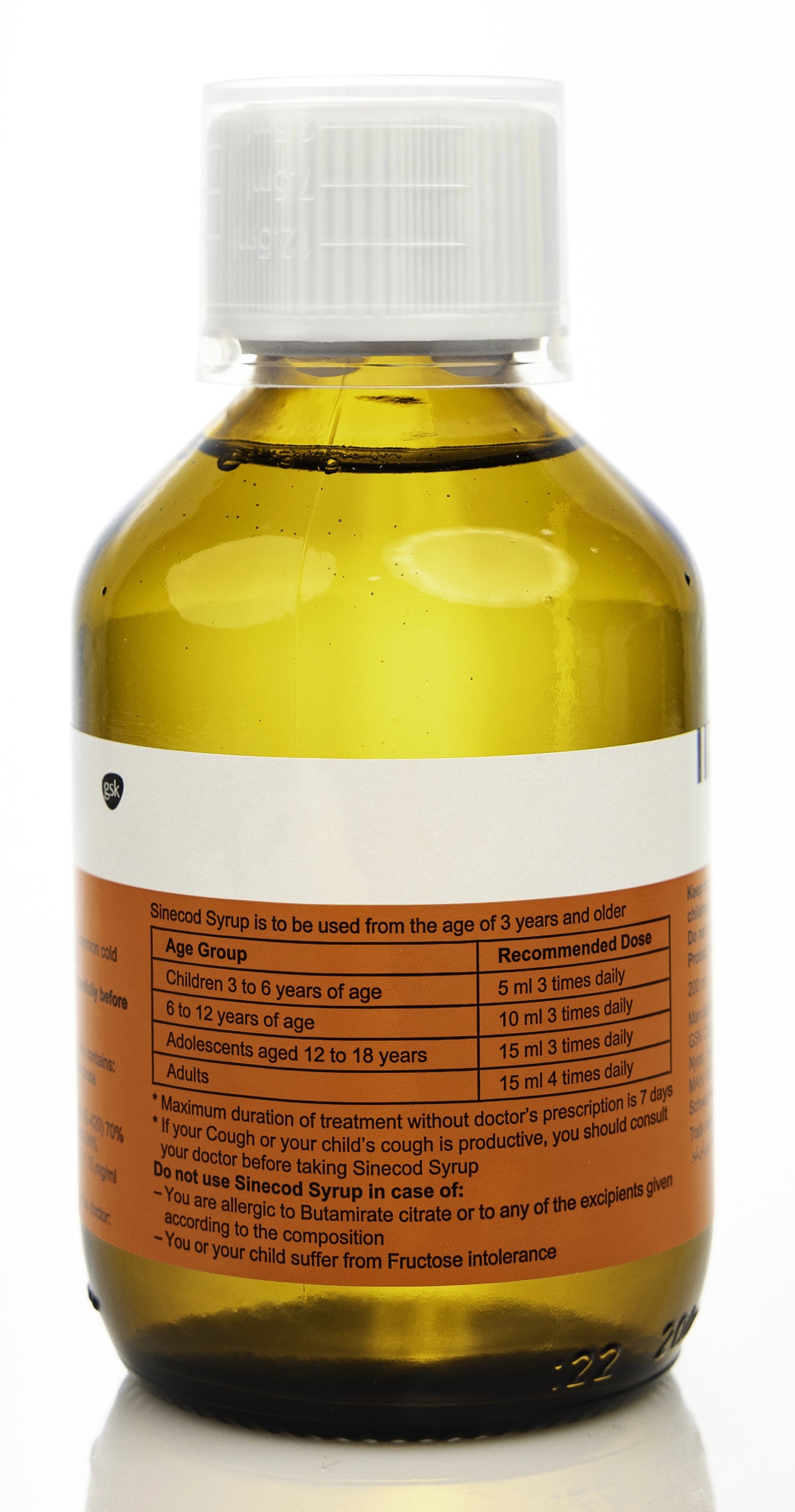 Sinecod Syrup 200Ml