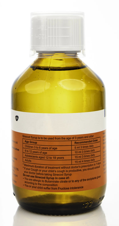 Sinecod Syrup 200Ml