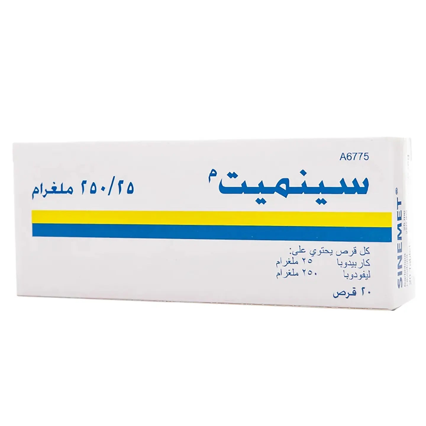 Sinemet 25/250Mg 20 Tablets