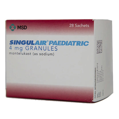 Singulair 4Mg Pediatric 28 Sachets