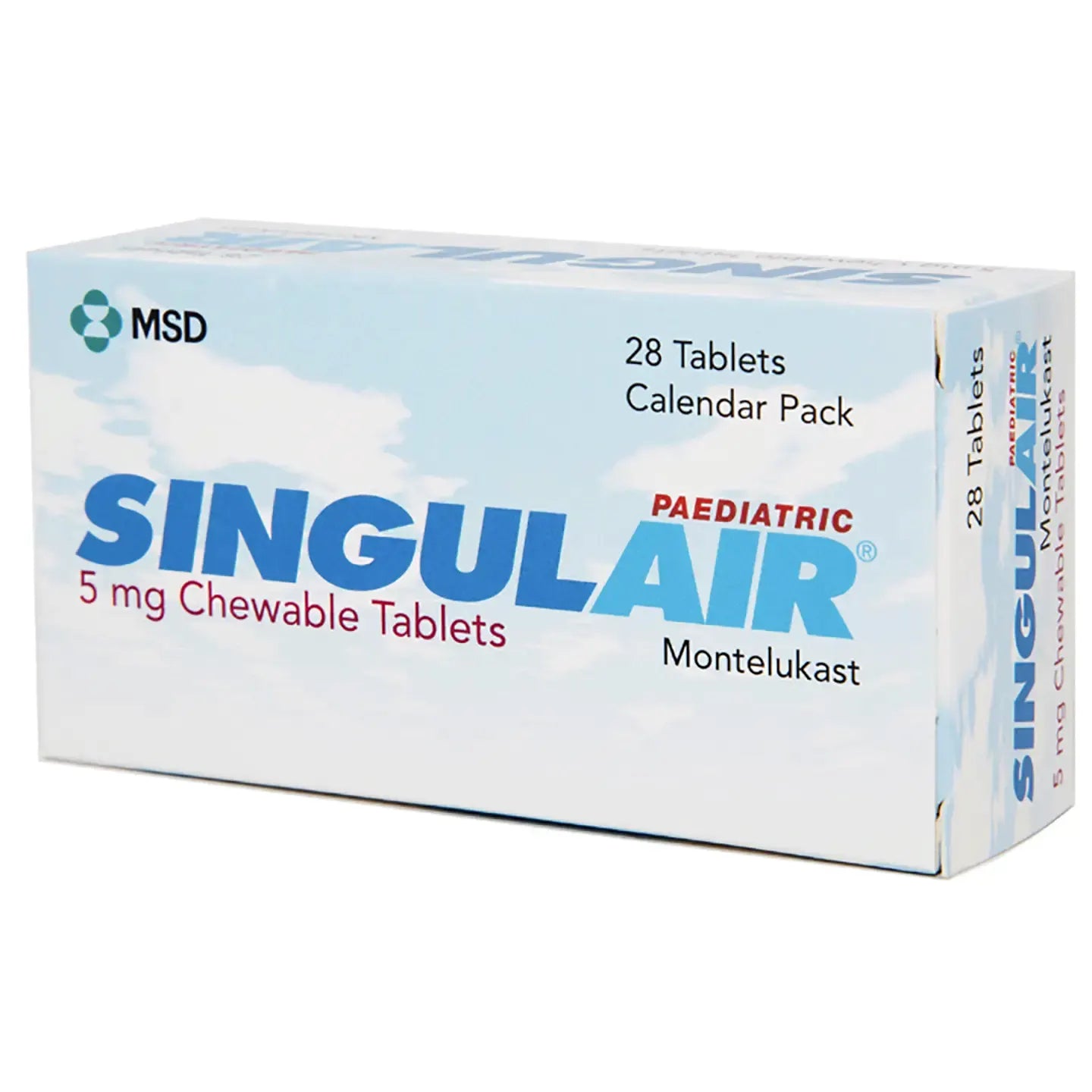 Singulair 5Mg Pediatric 28 Chewable Tablets