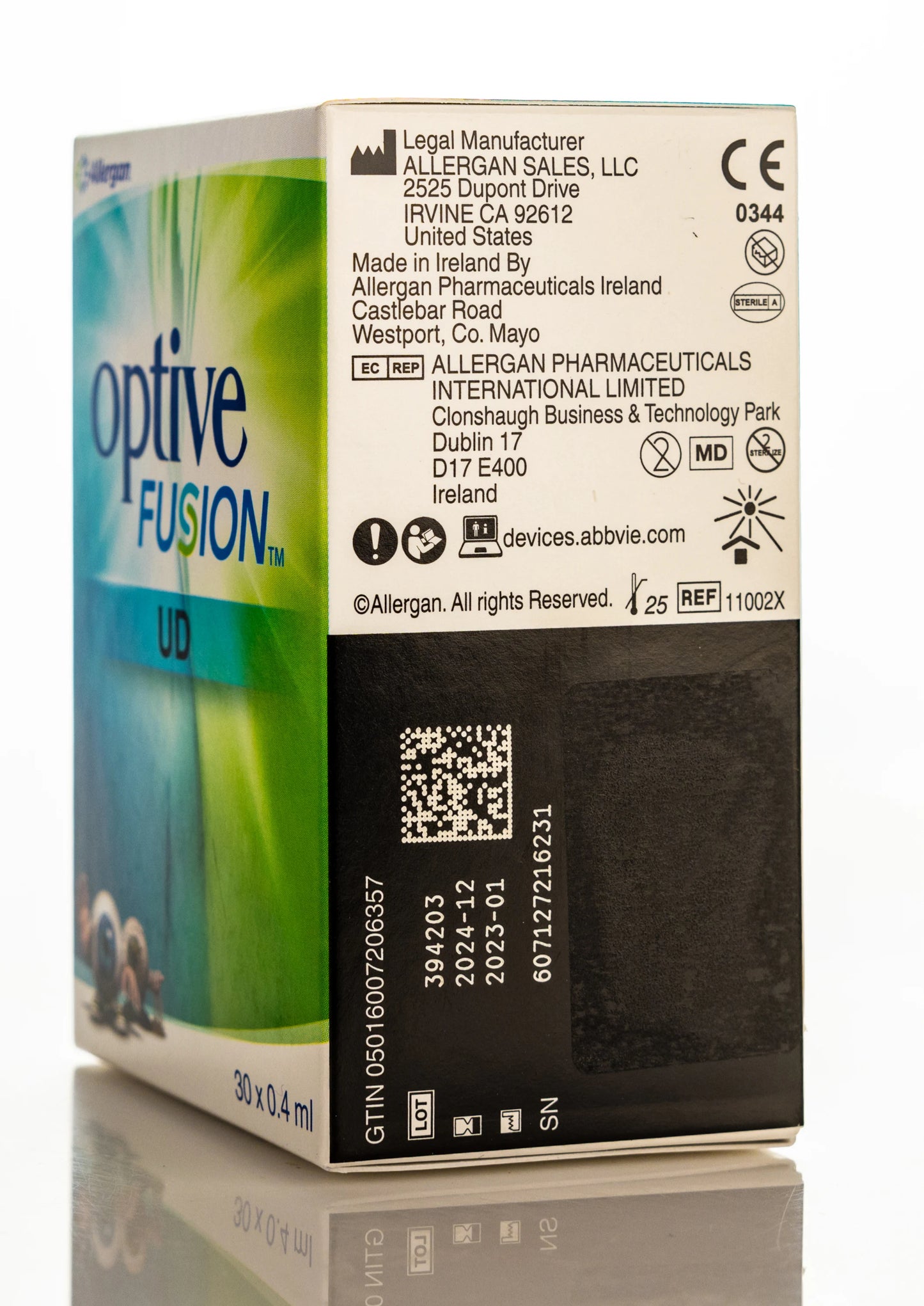 Optive Fusion Unit Dose 0.4Ml 30 Pieces