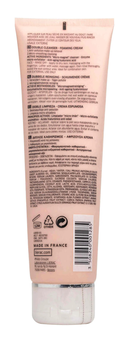 Lierac Double Mousse Cleanser 150 Ml
