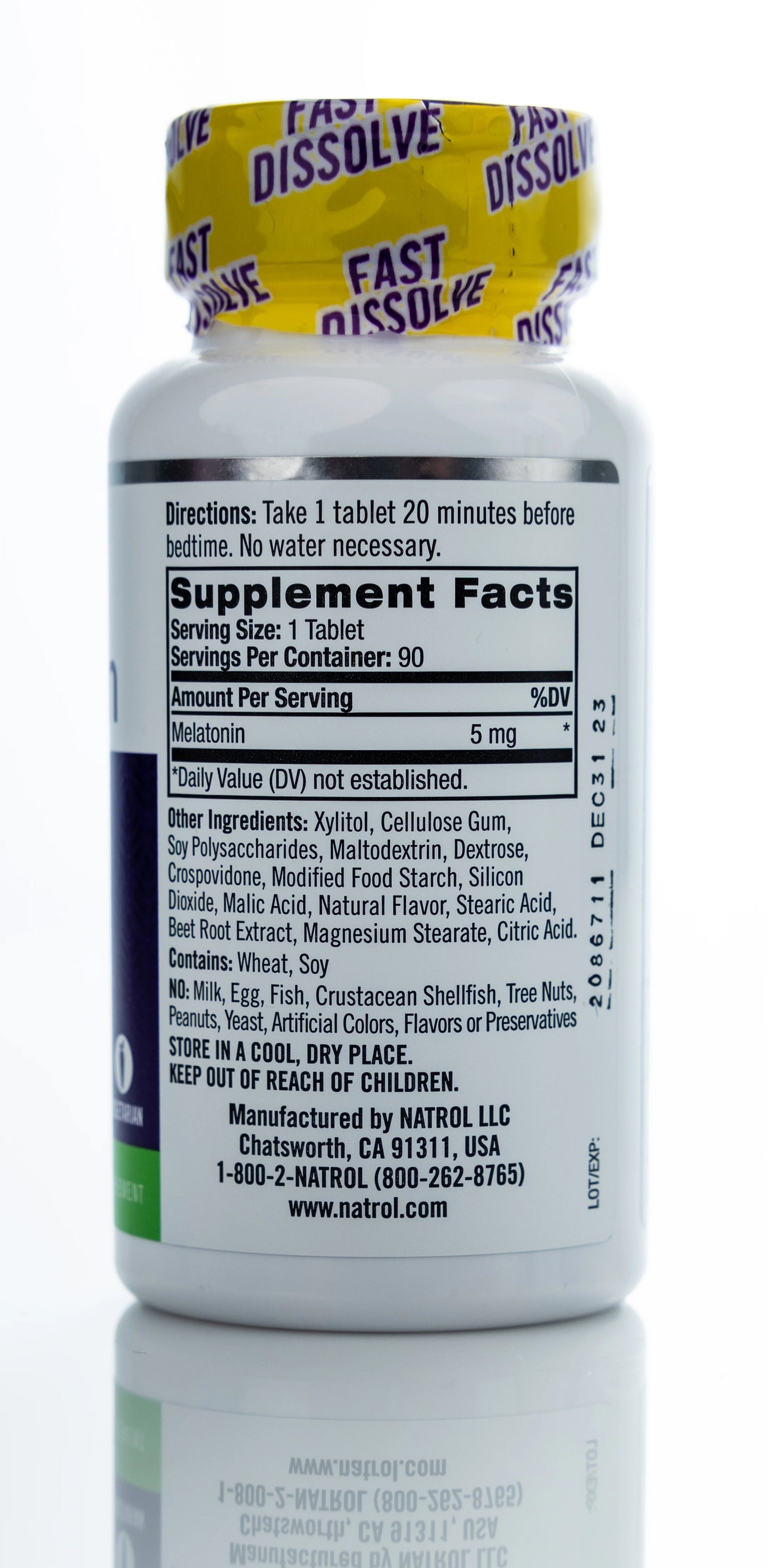 Natrol Melatonin Sleep 5 mg 90 Fast Dissolve Tabets