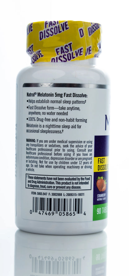 Natrol Melatonin Sleep 5 mg 90 Fast Dissolve Tabets