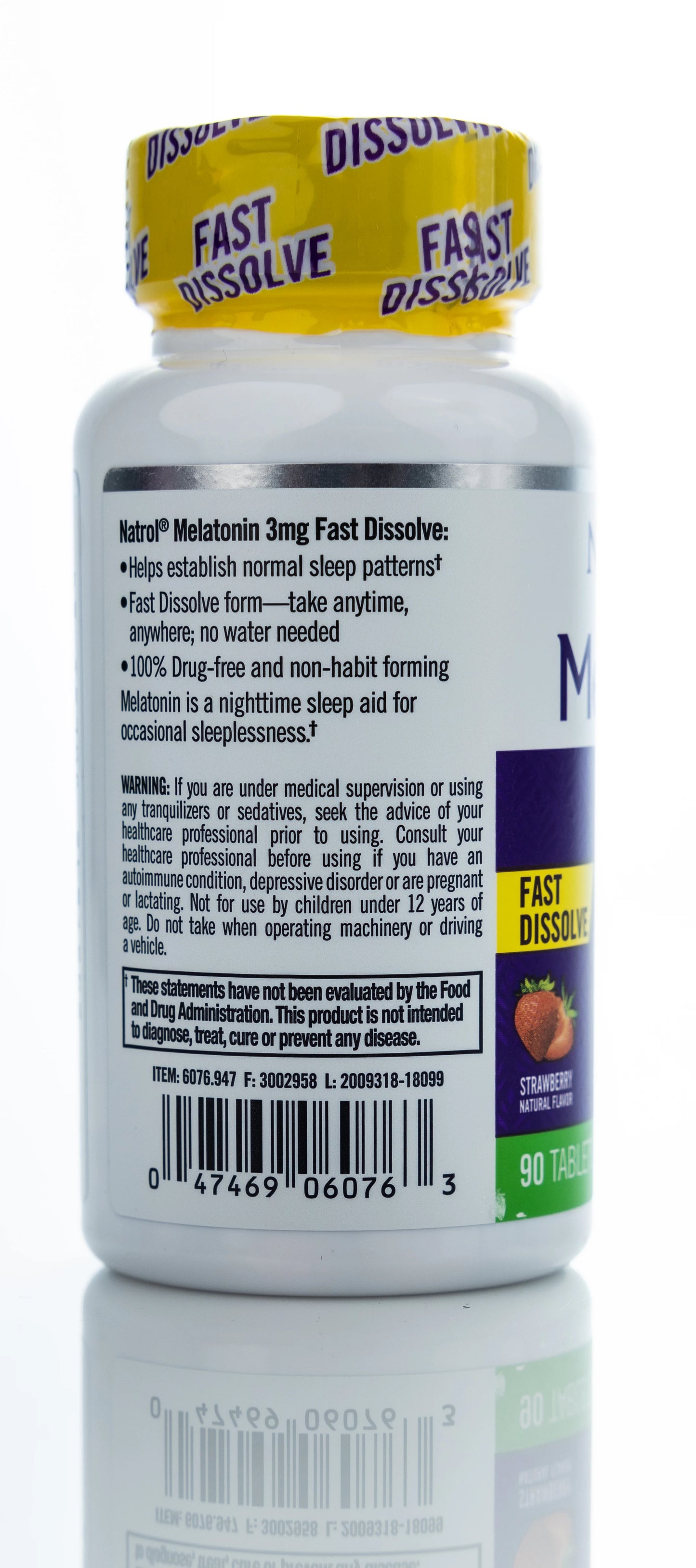 Natrol Melatonin Sleep 3 mg 90 Fast Dissolve Tabets