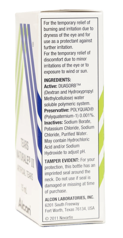 Tears Naturale Eye Drops 15Ml