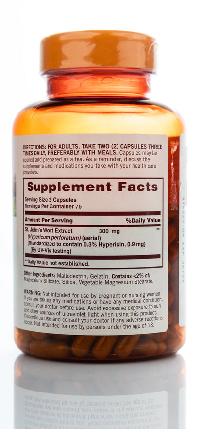 Sundown St John's Wort 300 mg 150 Capsules