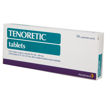 Tenoretic 100Mg 14 Tablets