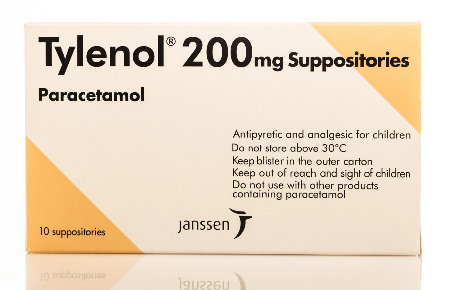 Tylenol 200Mg 10 Suppository