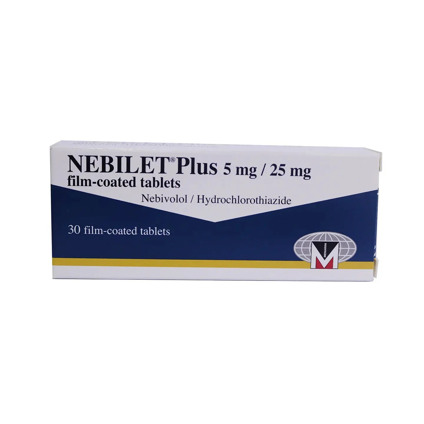 Nebilet Plus 5 Mg / 25 Mg 30 Tablets