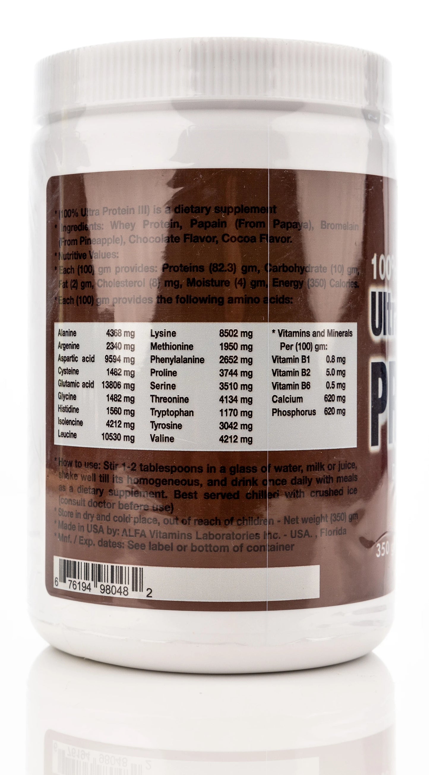 Ultra Protein Chocolate Flavor 350 gm