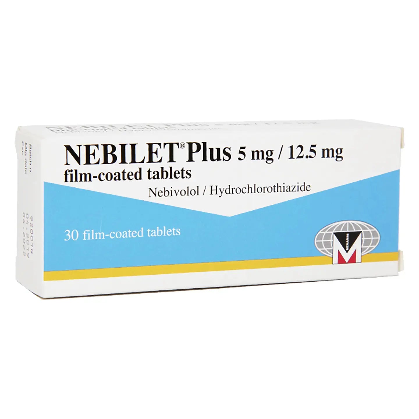 Nebilet Plus 5 Mg / 12.5 Mg 30 Tablets