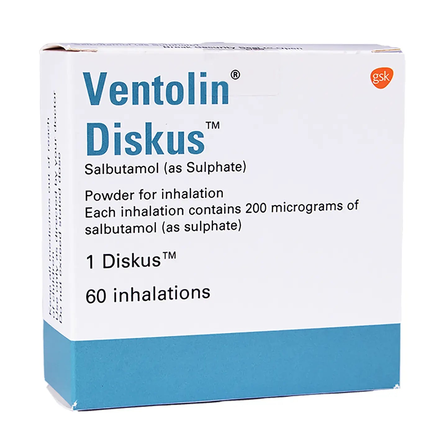 Ventolin Diskus 200Mcg 60 Doses
