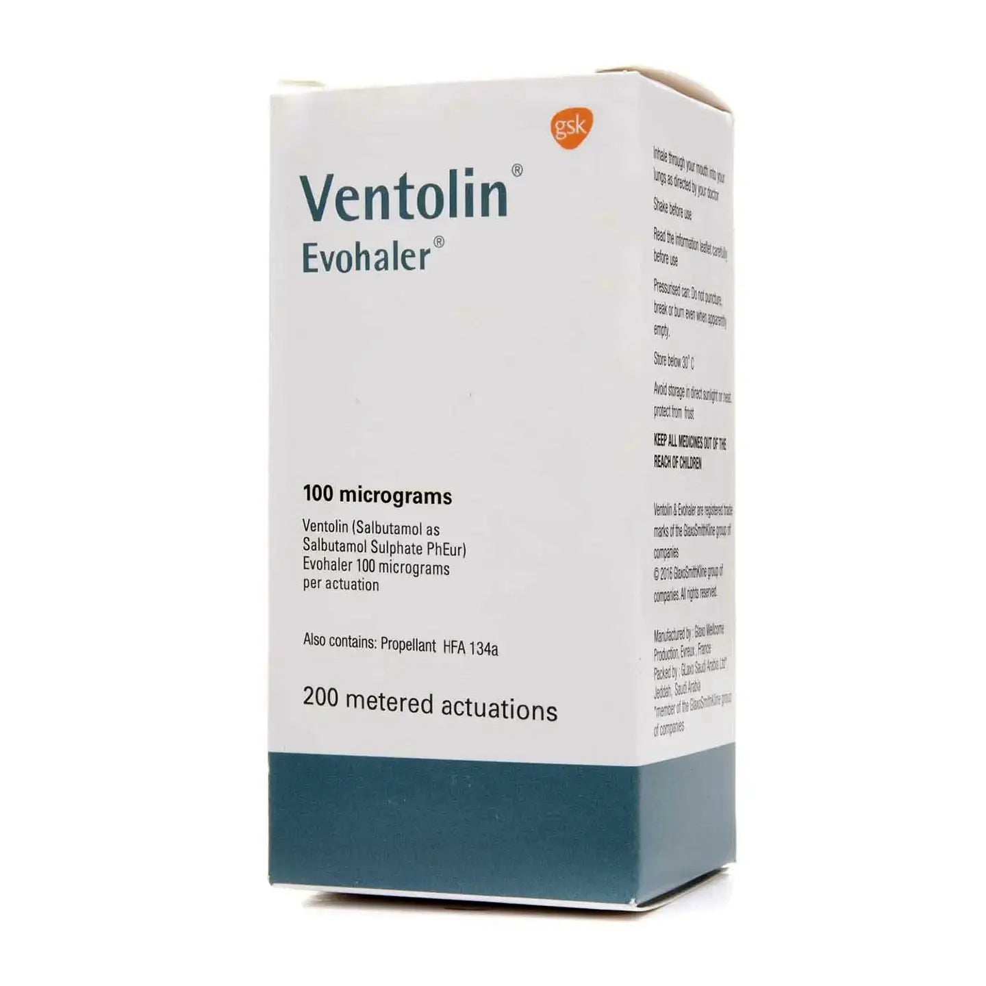 Ventolin Evohaler 100Mcg 200 Doses